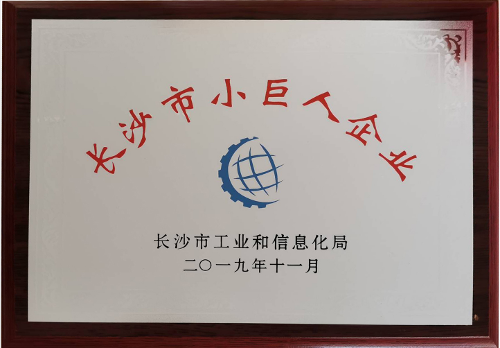 長沙天創(chuàng)粉末有限公司榮獲長沙市“科技創(chuàng)新小巨人企業(yè)”獎(jiǎng)!!!